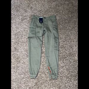 Olive Cargo Pants